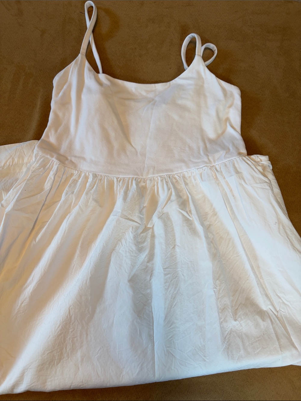 Old Navy White Spaghetti-Strap Sundress